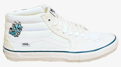 Vans Sk8 Mid Pro Ltd X Alltimers White Preview - Baby Blue Nike Air Force 1, HD Png Download, Free Download