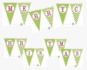 Merry Christmas Banner - Christmas Bunting Printable Free, HD Png Download, Free Download