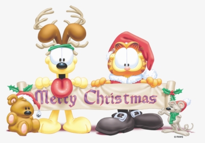 Merry Christmas Garfield, HD Png Download, Free Download