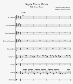 Super Mario Maker - Last Goodbye Flute Sheet Music, HD Png Download, Free Download