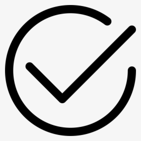 Ok - White Verified Icon Png, Transparent Png, Free Download