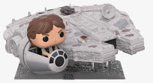Han Solo With Millenium Falcon - Han Solo Millennium Falcon Pop, HD Png Download, Free Download