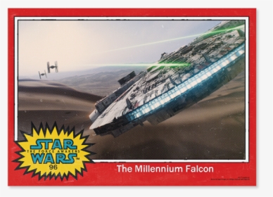 Millenium Falcon Force Awakens Trailer Poster - Star Wars: The Force Awakens, HD Png Download, Free Download
