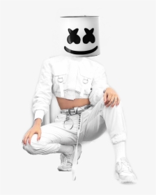 Who Is Marshmello - Sitting, HD Png Download, Free Download