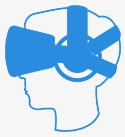 Vr Icon No Text - Virtual Reality Blue Icon Png, Transparent Png, Free Download