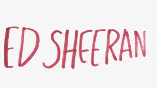 Overlay, Transparent, And Ed Sheeran Image - Ed Sheeran Text Transparent, HD Png Download, Free Download