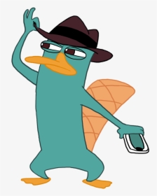 Perry The Platypus Holding Hat, HD Png Download, Free Download