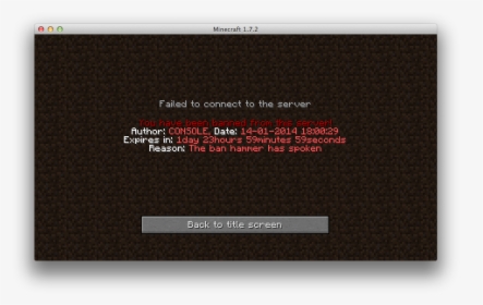 Minecraft User Not Premium, HD Png Download, Free Download