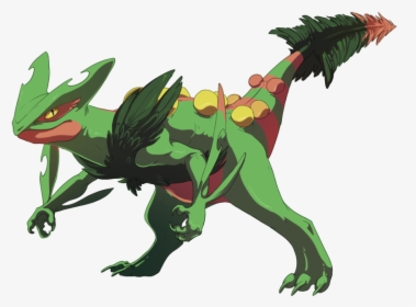 Mega Sceptile Fan Art, HD Png Download, Free Download