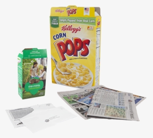 Cereal Box And Newspaper - Cereal Box Recycling Png, Transparent Png, Free Download