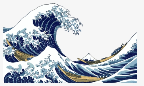 Waves Sea Ocean Aesthetic Aestheticwaves Freetoedit - Haiku Wave, HD Png Download, Free Download