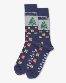 Men"s Christmas Tree Crew Socks"  Class="slick Lazy - Sock, HD Png Download, Free Download