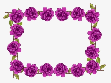 Thumb Image - Svg Flowers Border Frame, HD Png Download, Free Download