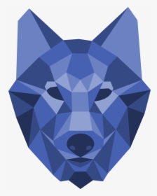 Geometric Animal Wolf Drawing, HD Png Download, Free Download