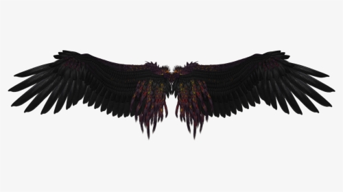 Wings Png Download - Black Angel Wings Art, Transparent Png, Free Download