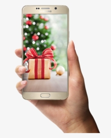 Phone In Hand Png Image - Your Favorite Christmas Present, Transparent Png, Free Download