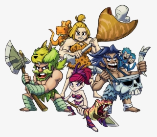 Click To Enlarge Image Cavemanwarriors Characters - Caveman Warriors Characters, HD Png Download, Free Download