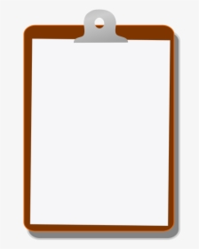 Clipboard With Blank Paper Vector Drawing - Clipboard Clipart, HD Png Download, Free Download