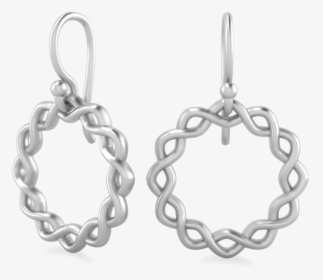 Aimee Silver Wreath Earrings - Necklace, HD Png Download, Free Download