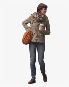 How Do You Identify A Threat Autrey S Armory Man Walking - Person With Coffee Png, Transparent Png, Free Download