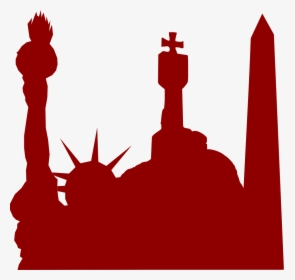 Clipart Statue Of Liberty Head Silhouette, HD Png Download, Free Download