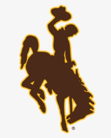 Wyoming Cowboys Logo - Wyoming State Bucking Horse, HD Png Download, Free Download