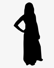 Wizard Clipart Shadow - Indian Woman Silhouette Png, Transparent Png, Free Download
