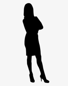 Business Silhouette Businesswoman Free Photo - Silhouette Businesswoman, HD Png Download, Free Download