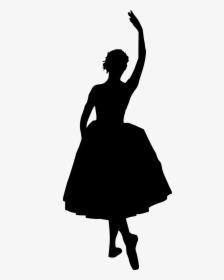 Ballerina-silhouette - Silhouette, HD Png Download, Free Download