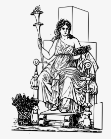 Demeter Greek Goddess , Png Download - Demeter Greek Goddess, Transparent Png, Free Download