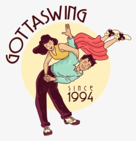 New Branding - Cartoon Swing Dancers Png, Transparent Png, Free Download