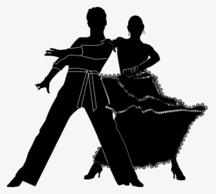 Silhouette Ballroom Dance Png, Transparent Png, Free Download