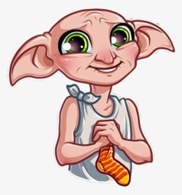 Dobby Dobbythehouseelf Dobbyisafreeelf Harrypotter - Stickers Harry Potter Whatsapp, HD Png Download, Free Download