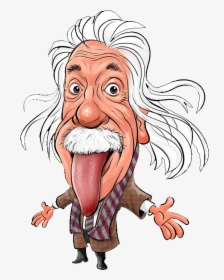 Transparent Cartoon Albert Einstein Clipart - Draw Cute Monster, HD Png ...