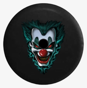 Transparent Scary Clown Face Png - Scary Clown Drawing Colored, Png Download, Free Download