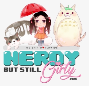 Nerdy But Still Girly - Cartoon, HD Png Download, Free Download