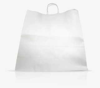 White Paper Bag Twisted Handle Front - White Paper Bag Handles Png, Transparent Png, Free Download