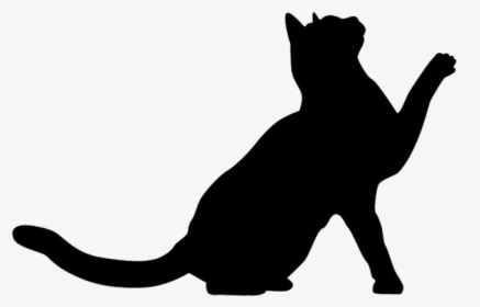 Cat Png Download - Transparent Background Cat Silhouette Clipart, Png Download, Free Download