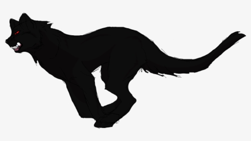 Black Panther Black Cat Drawing Dog - Black And White Panther Dog, HD Png Download, Free Download
