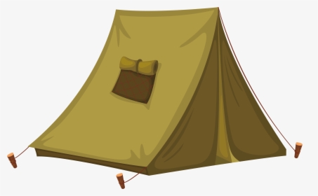 Tent Vector Yellow - Tent Clipart, HD Png Download, Free Download
