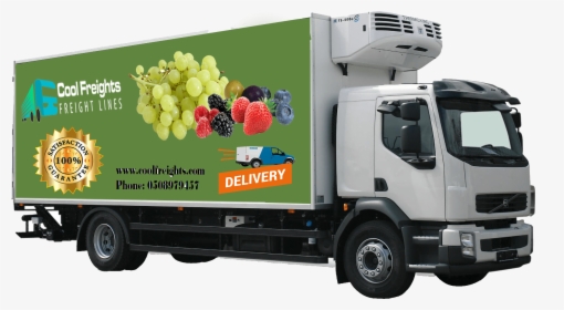 Chiller Truck Dubai - Refrigerated Truck Png, Transparent Png, Free Download