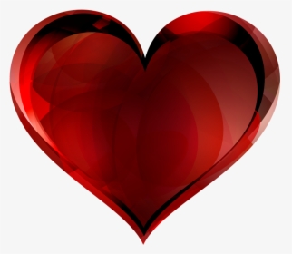 Red Glass Heart Png Image - Love Hearts No Background, Transparent Png, Free Download