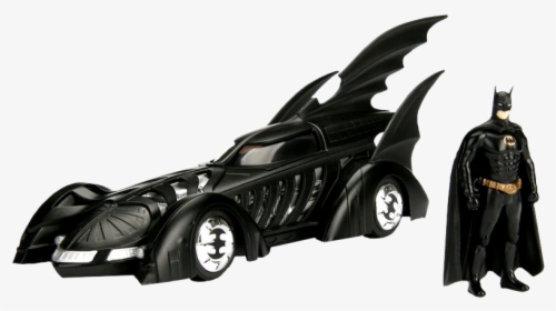 Jada Batman Forever Batmobile , Png Download - Batmobile Car And Batman, Transparent Png, Free Download