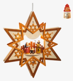 Illuminated Hanging Star "holy Family", 115v - Illustration, HD Png Download, Free Download