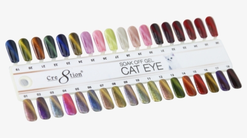 Cat Eye Color Chart - Nail Polish, HD Png Download, Free Download