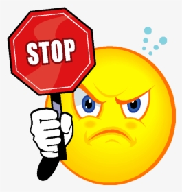 Stop Clipart Angry - Stop Sign With Angry Face, HD Png Download, Free Download