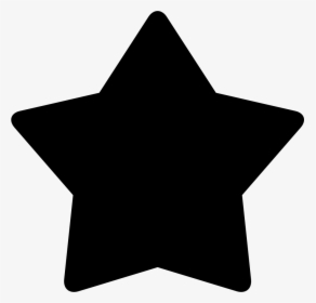Shape Star Point Clip Art - Png Star Black Icon, Transparent Png, Free Download