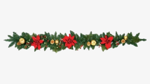 Outdoor Christmas Garland Png Transparent Image - Christmas Garland Png Transparent, Png Download, Free Download