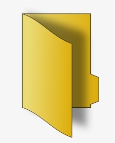 Square,angle,yellow - Folder Clipart, HD Png Download, Free Download