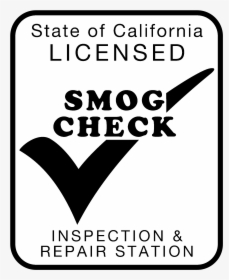 Smog Check Logo Black And White - Smog Check, HD Png Download, Free Download